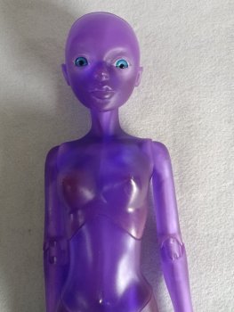 Transparent Purple Mermaid Mika Transparent Purple Mermaid Mika